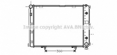 AVA QUALITY COOLING ms2068 -  Радиатор, охлаждение двигателя